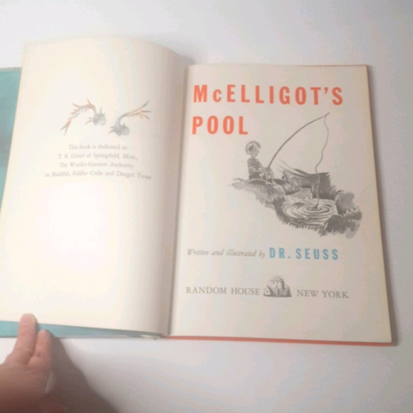Vintage Dr. Seuss McElligot's Pool Original Book - Picture 3 of 13